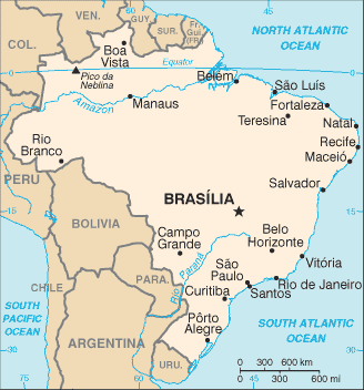 Map: BRAZIL