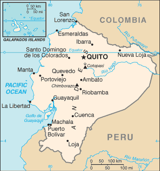 Map: ECUADOR