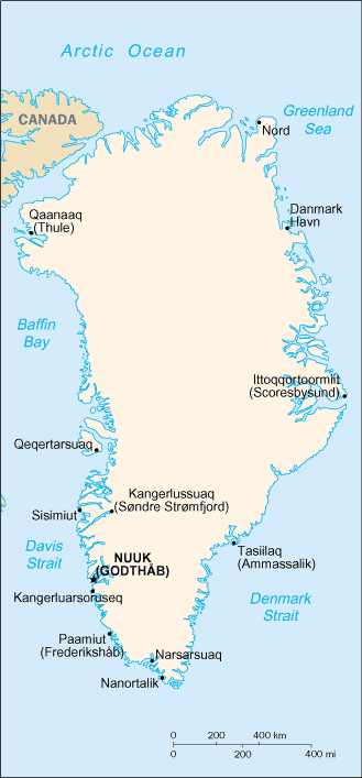 Map: GREENLAND