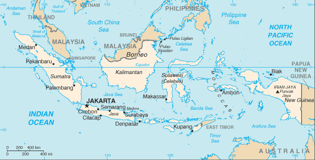 Map: INDONESIA