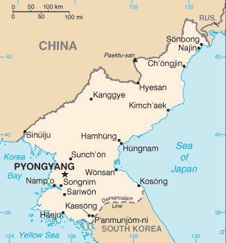 Map: KOREA, DEMOCRATIC PEOPLE'S REPUBLIC OF (N.) Map: KOREA, DEMOCRATIC PEOPLE'S REPUBLIC OF (N.)