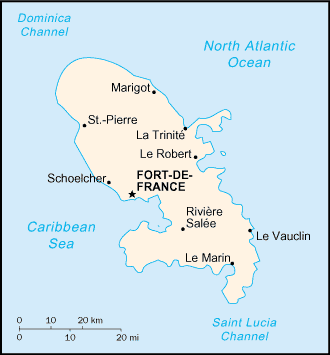 Map: MARTINIQUE