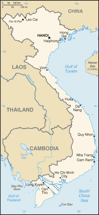 Map: VIET NAM