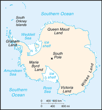 Map: ANTARCTICA