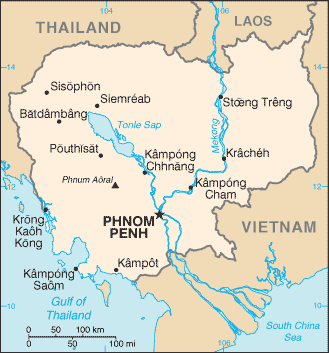 Map: CAMBODIA