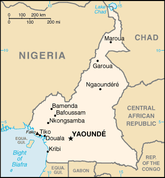 Map: CAMEROON