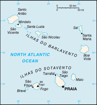 Map: CAPE VERDE