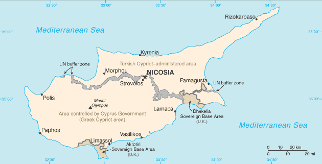 Map: CYPRUS