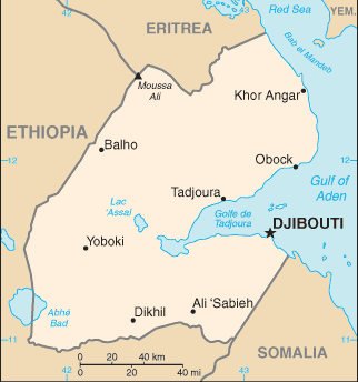 Map: DJIBOUTI