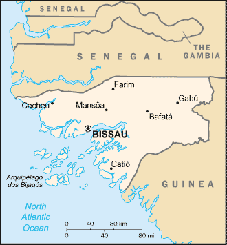 Map: GUINEA-BISSAU