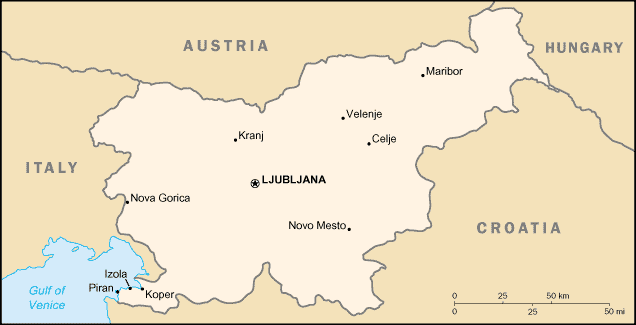 Map: SLOVENIA
