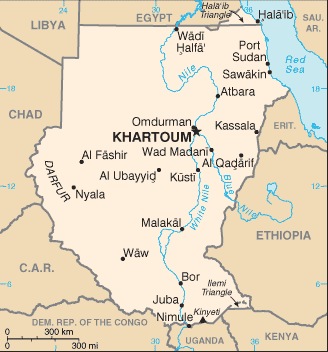 Map: SUDAN